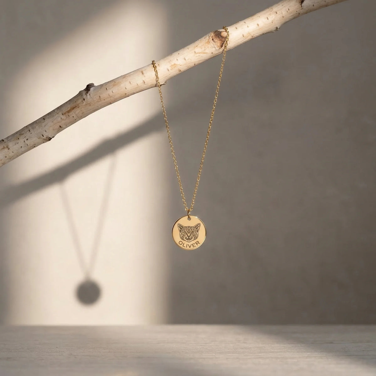 Personalized Pet Portrait Pendant Necklace