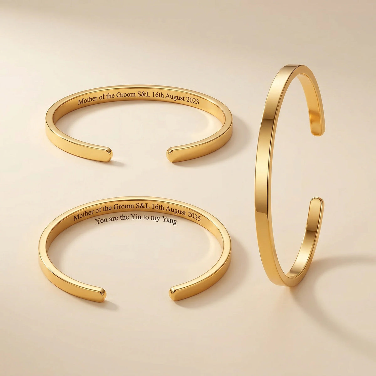 Personalized Engraved Cuff Bracelet