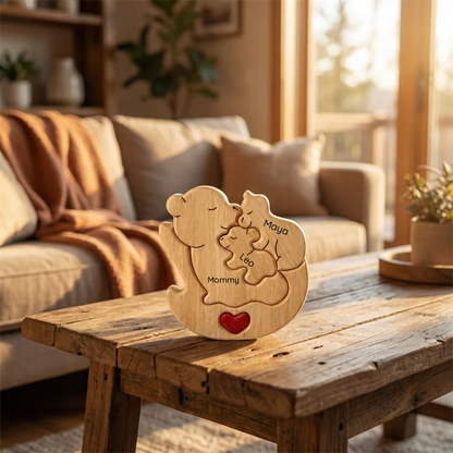 Personalized Rocking Bear Family Keepsake