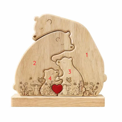 Personalized Bear Family Keepsake – Cottage Garden