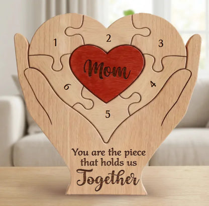 Personalized Family Puzzle for Mom
