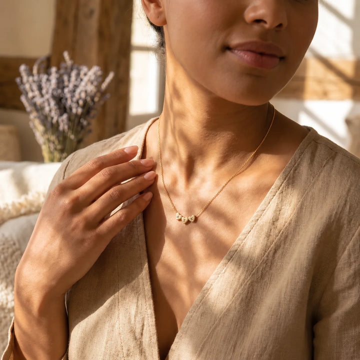 Personalized Initial Bead Necklace