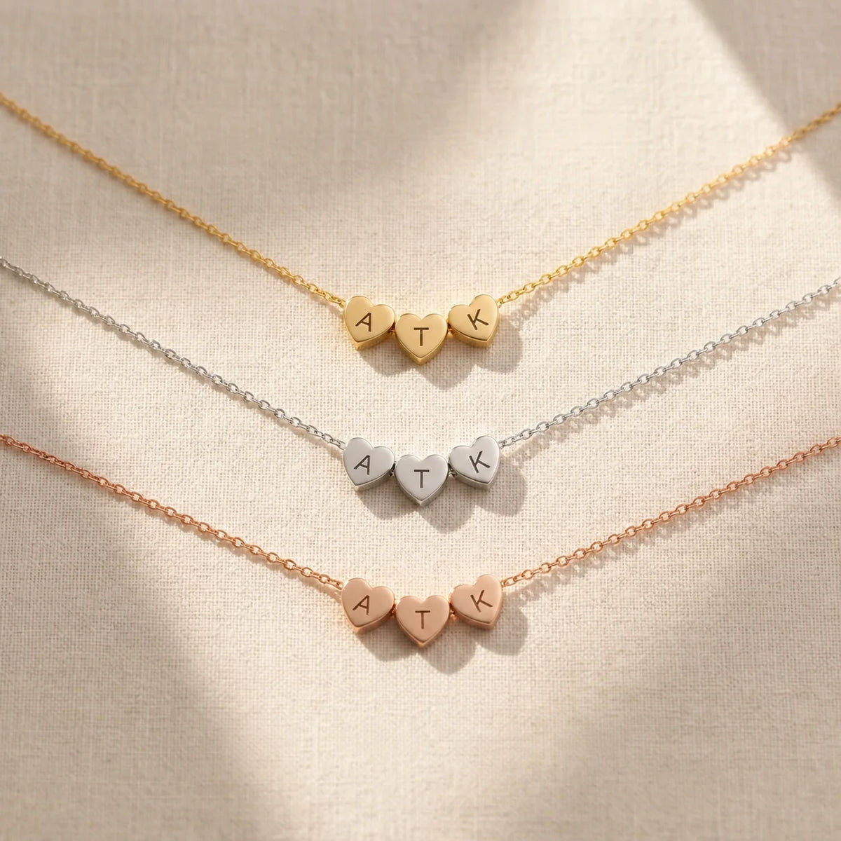Personalized Initial Bead Necklace
