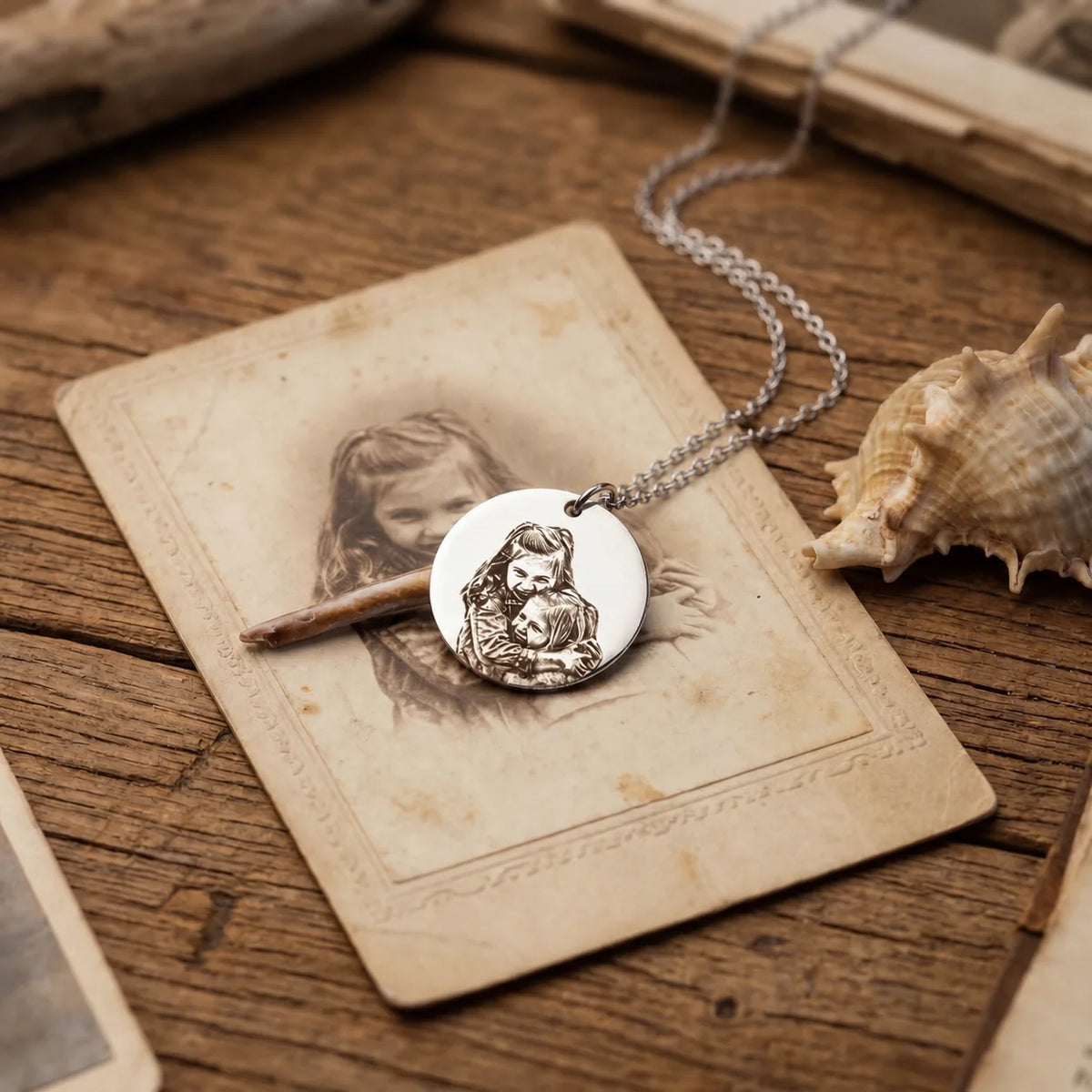 Personalized Photo Portrait Necklace
