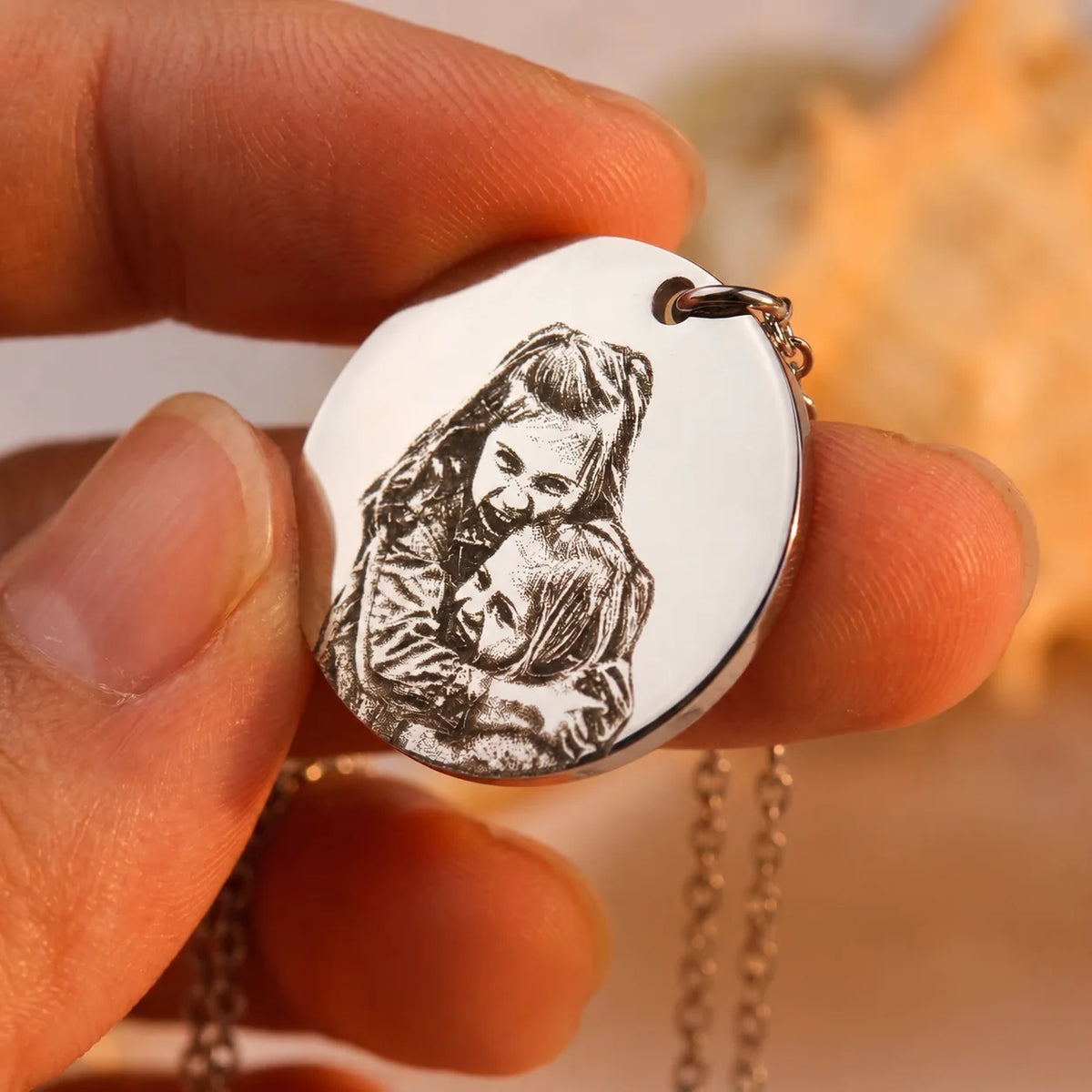Personalized Photo Portrait Necklace