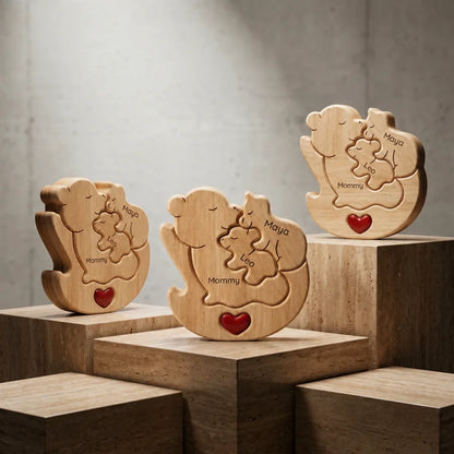 Personalized Rocking Bear Family Keepsake