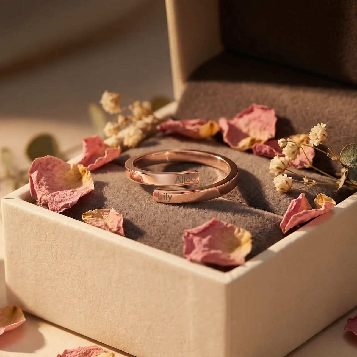 Personalized 2mm Open Ring
