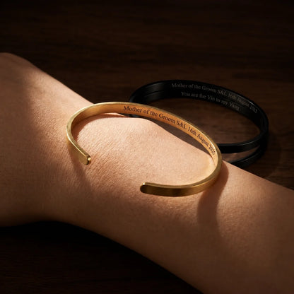 Personalized Engraved Cuff Bracelet