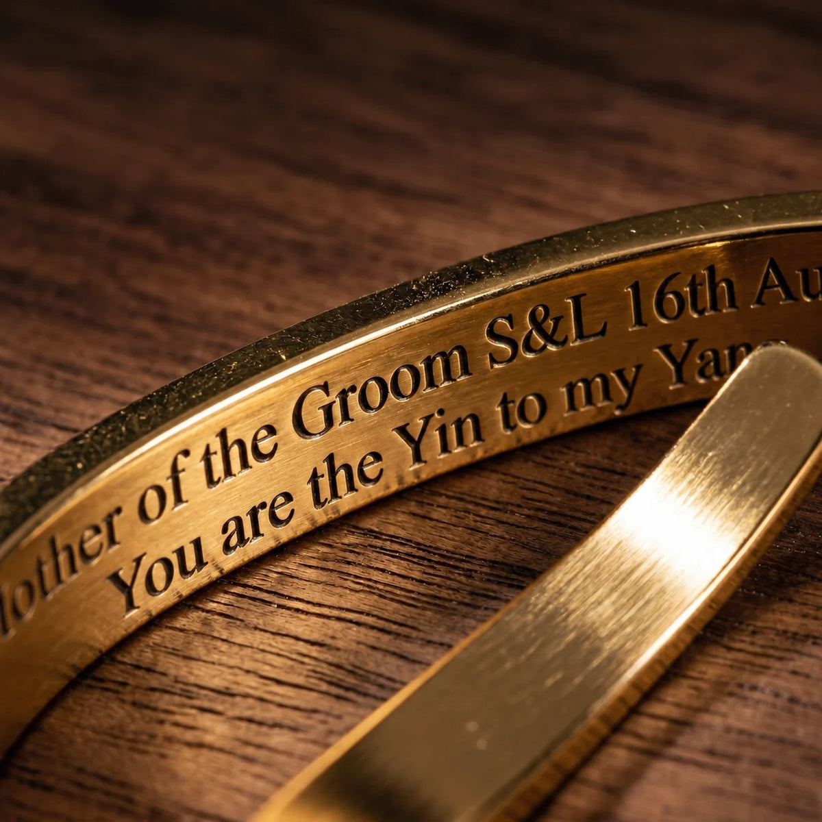 Personalized Engraved Cuff Bracelet