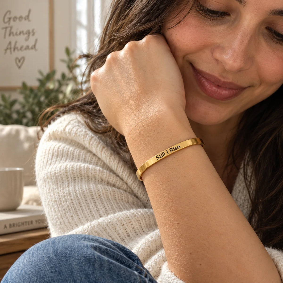 Personalized Engraved Cuff Bracelet