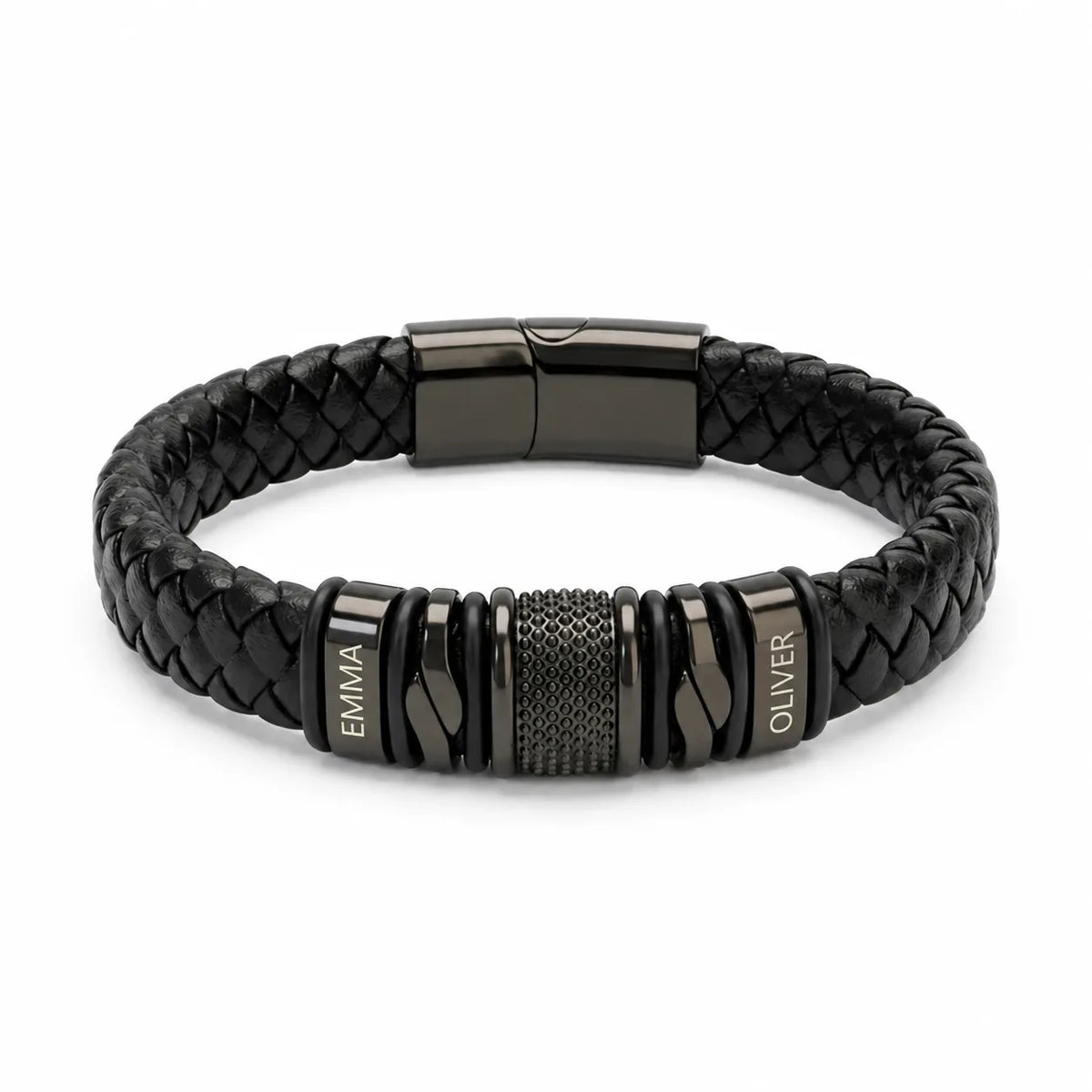 Personalized Men's Family Name Bracelet