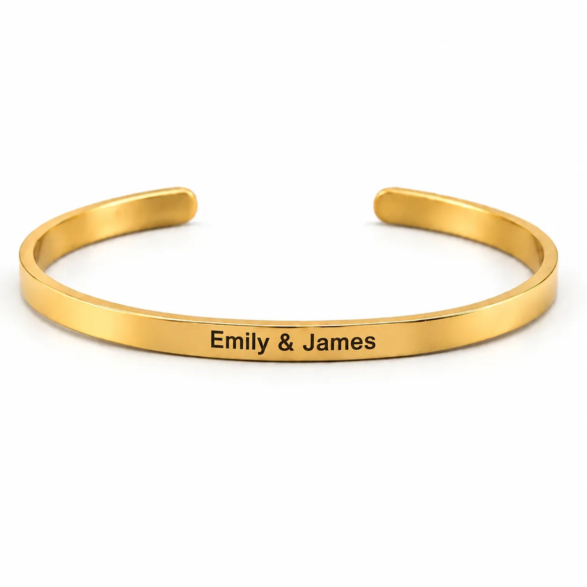 Personalized Engraved Cuff Bracelet