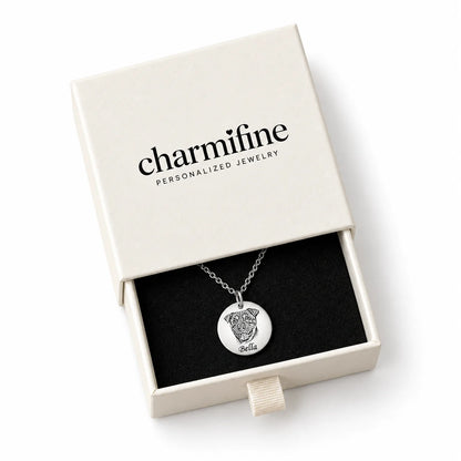 Personalized Pet Portrait Pendant Necklace