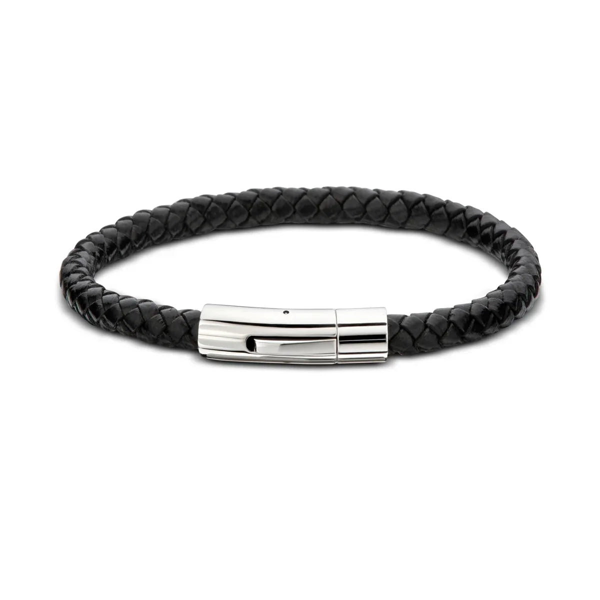 Personalized Men's Engraved Leather Bracelet