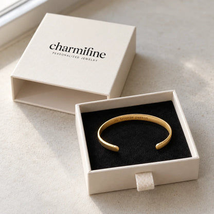 Personalized Engraved Cuff Bracelet