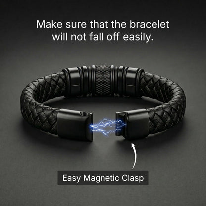 Personalized Men's Family Name Bracelet