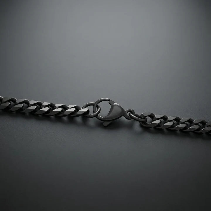 Personalized Engraved Name Bead Necklace for Men