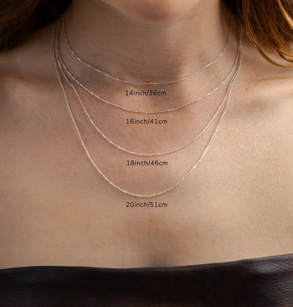 Personalized Wavy Edge Name Disc Necklace