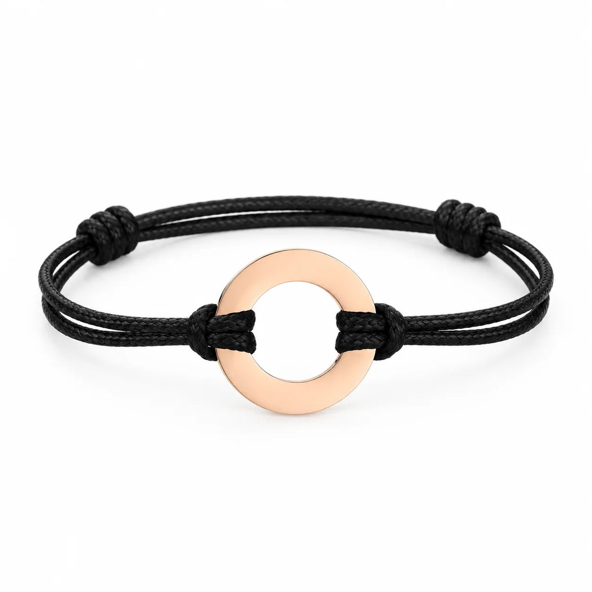 Personalized Engraved Disc Cord Bracelet